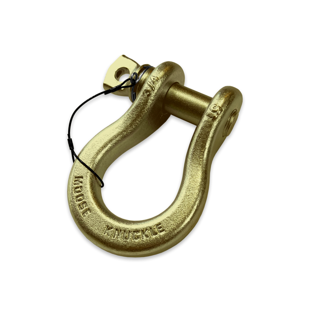B'oh Recovery Spin Pin Shackle 3/4 Brass Knuckle Moose Knuckle Offroad