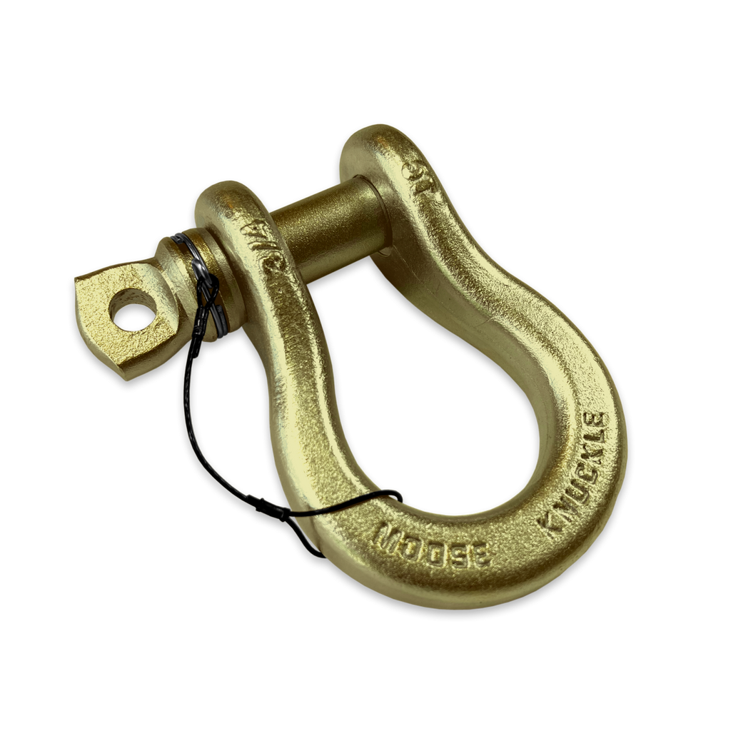 B'oh Recovery Spin Pin Shackle 3/4 Brass Knuckle Moose Knuckle Offroad