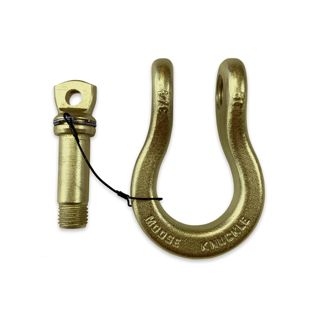 B'oh Recovery Spin Pin Shackle 3/4 Brass Knuckle Moose Knuckle Offroad