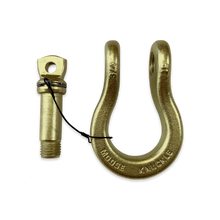 Load image into Gallery viewer, B'oh Recovery Spin Pin Shackle 3/4 Brass Knuckle Moose Knuckle Offroad