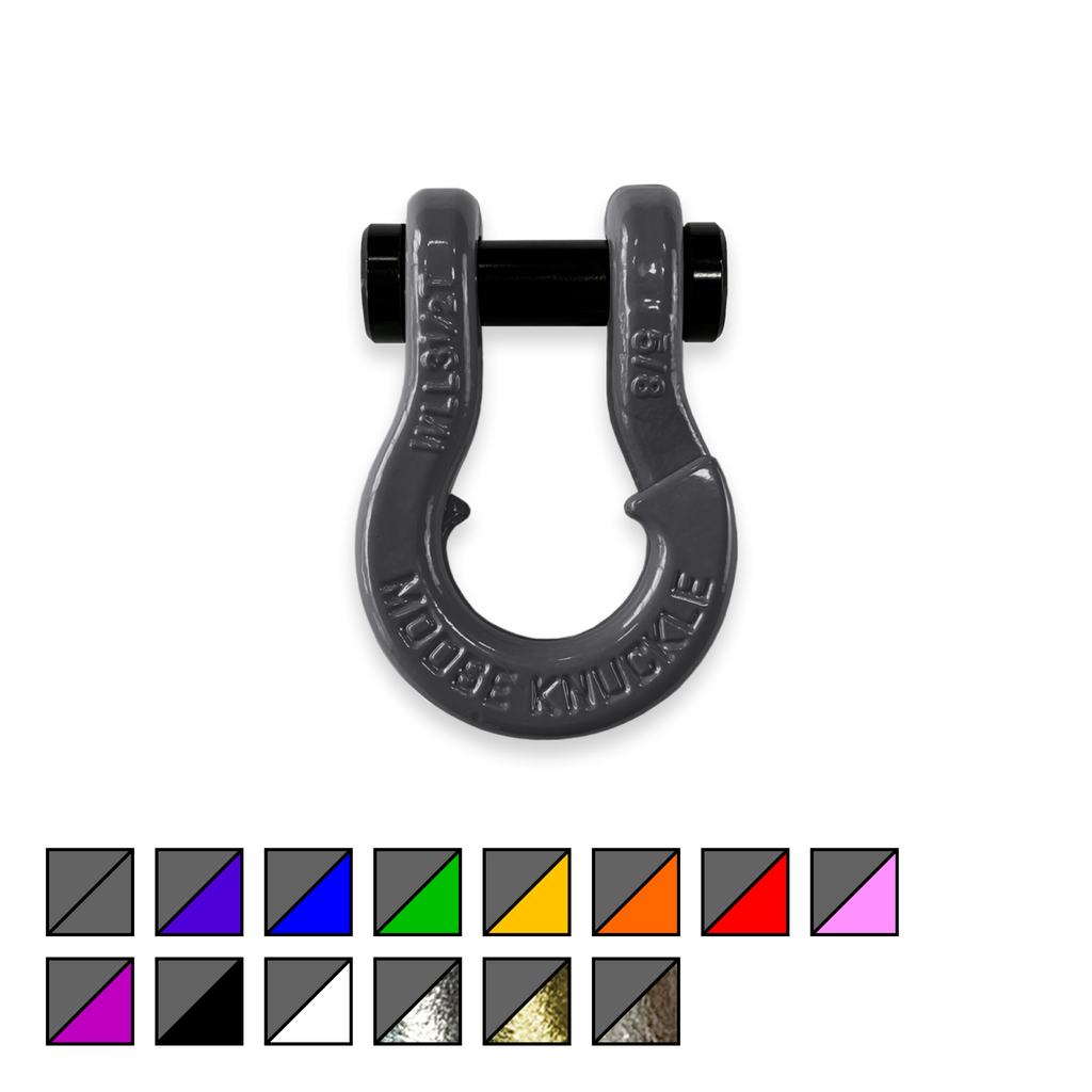 Jowl SxS Recovery Split Shackle 5/8 Gun Gray Moose Knuckle Offroad