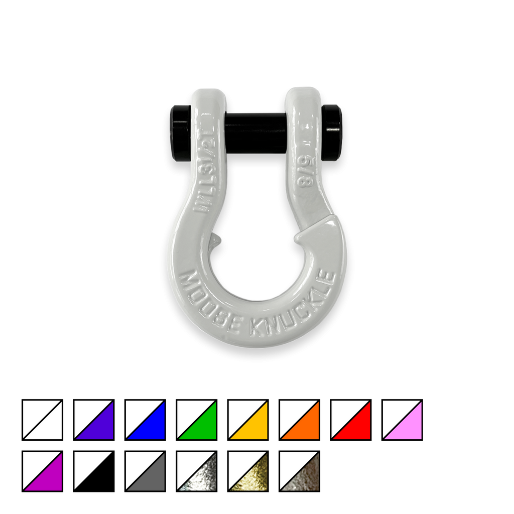 Jowl SxS Recovery Split Shackle 5/8 Pure White Moose Knuckle Offroad