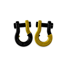 Load image into Gallery viewer, Jowl SxS Recovery Split Shackle 5/8 Black Hole and Detonator Yellow Combo Moose Knuckle Offroad