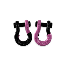 Load image into Gallery viewer, Jowl SxS Recovery Split Shackle 5/8 Black Hole and Pretty Pink Combo Moose Knuckle Offroad