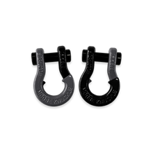 Load image into Gallery viewer, Jowl SxS Recovery Split Shackle 5/8 Gun Gray and Black Hole Combo Moose Knuckle Offroad