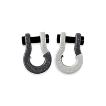 Load image into Gallery viewer, Jowl SxS Recovery Split Shackle 5/8 Gun Gray and Pure White Combo Moose Knuckle Offroad