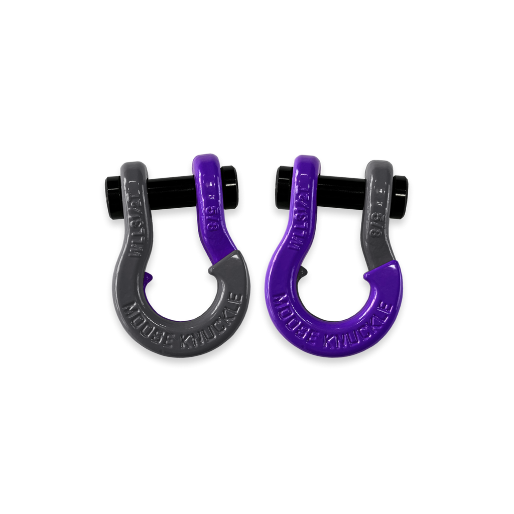 Jowl SxS Recovery Split Shackle 5/8 Gun Gray and Grape Escape Combo Moose Knuckle Offroad