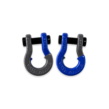 Load image into Gallery viewer, Jowl SxS Recovery Split Shackle 5/8 Gun Gray and Blue Balls Combo Moose Knuckle Offroad