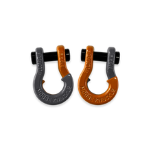 Load image into Gallery viewer, Jowl SxS Recovery Split Shackle 5/8 Gun Gray and Obscene Orange Combo Moose Knuckle Offroad
