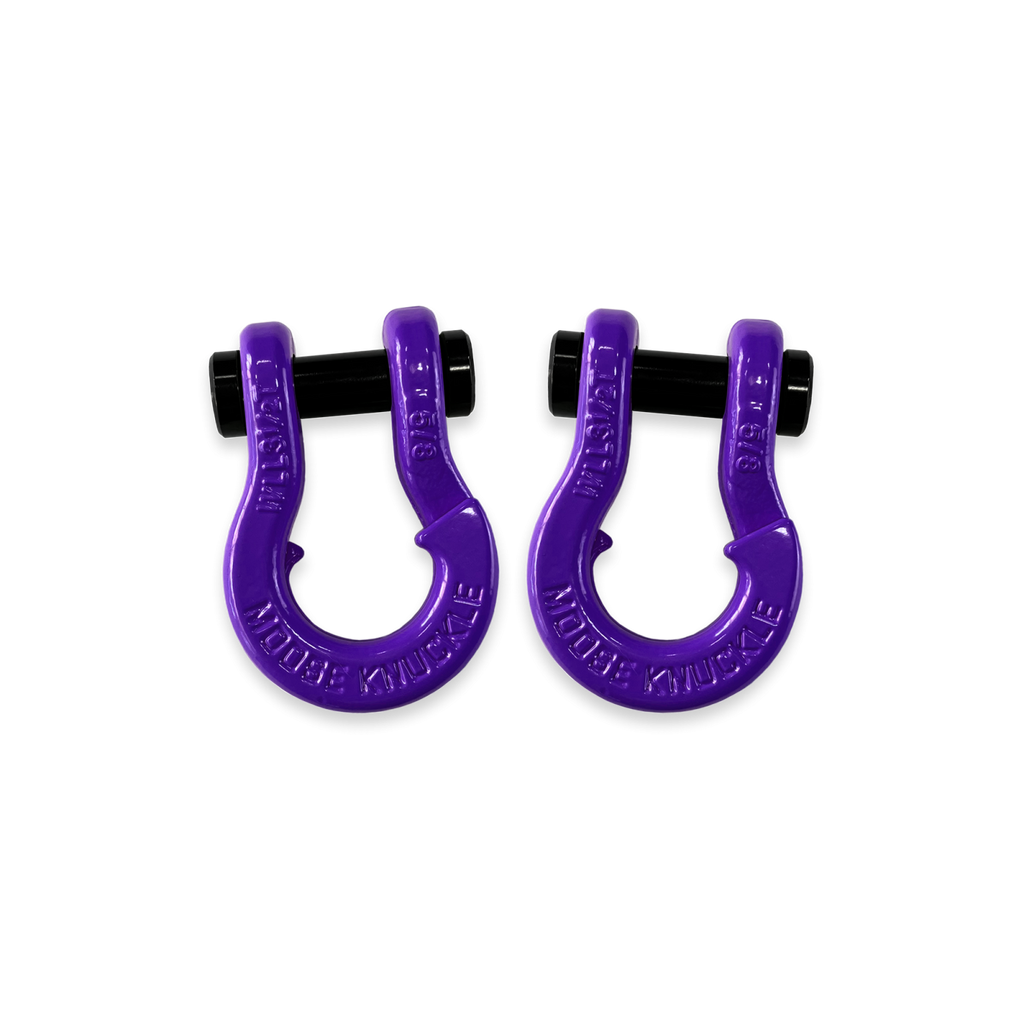 Jowl SxS Recovery Split Shackle 5/8 Grape Escape and Grape Escape Combo Moose Knuckle Offroad