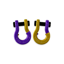 Load image into Gallery viewer, Jowl SxS Recovery Split Shackle 5/8 Grape Escape and Detonator Yellow Combo Moose Knuckle Offroad