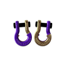 Load image into Gallery viewer, Jowl SxS Recovery Split Shackle 5/8 Grape Escape and Brass Knuckle Combo Moose Knuckle Offroad