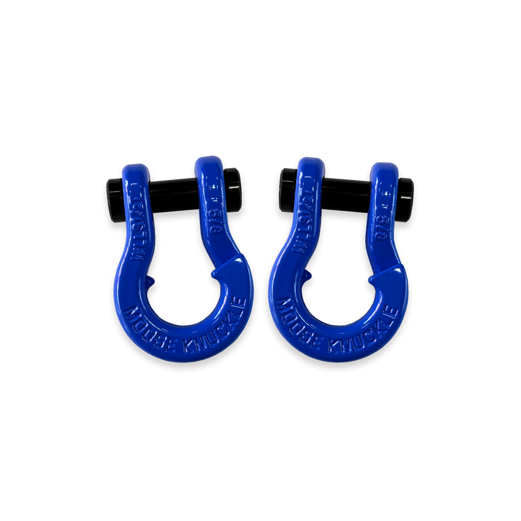Jowl SxS Recovery Split Shackle 5/8 Blue Balls and Blue Balls Combo Moose Knuckle Offroad