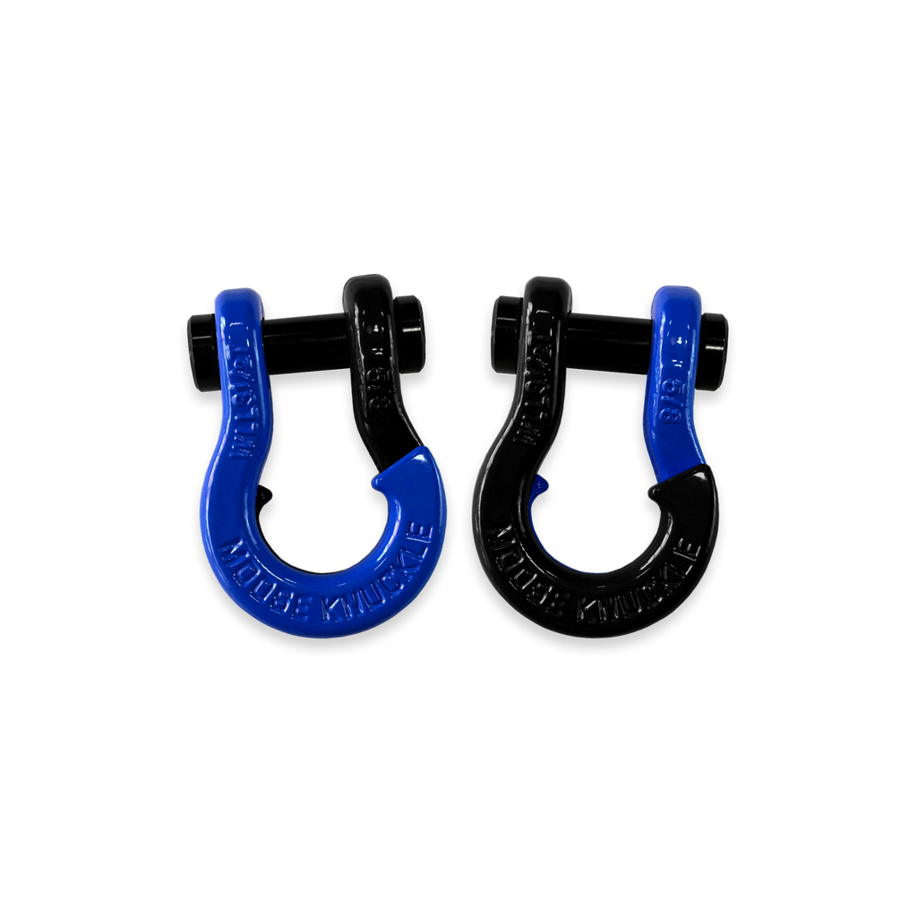 Jowl SxS Recovery Split Shackle 5/8 Blue Balls and Black Hole Combo Moose Knuckle Offroad
