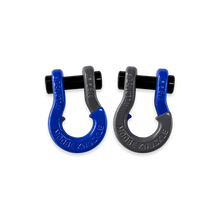 Load image into Gallery viewer, Jowl SxS Recovery Split Shackle 5/8 Blue Balls and Gun Gray Combo Moose Knuckle Offroad