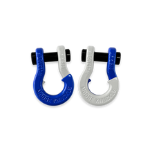 Load image into Gallery viewer, Jowl SxS Recovery Split Shackle 5/8 Blue Balls and Pure White Combo Moose Knuckle Offroad