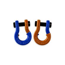 Load image into Gallery viewer, Jowl SxS Recovery Split Shackle 5/8 Blue Balls and Obscene Orange Combo Moose Knuckle Offroad