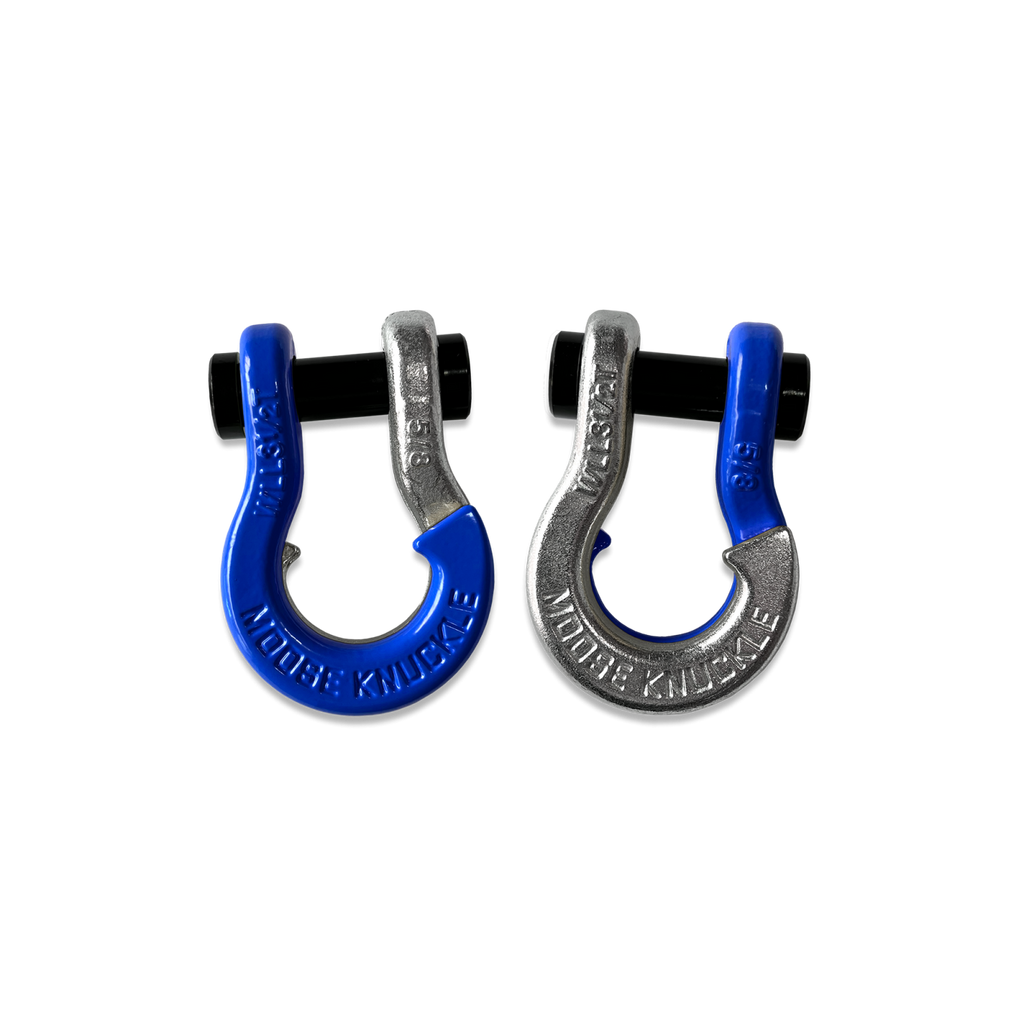 Jowl SxS Recovery Split Shackle 5/8 Blue Balls and Nice Gal Combo Moose Knuckle Offroad