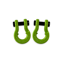 Load image into Gallery viewer, Jowl SxS Recovery Split Shackle 5/8 Sublime Green and Sublime Green Combo Moose Knuckle Offroad