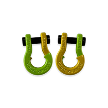 Load image into Gallery viewer, Jowl SxS Recovery Split Shackle 5/8 Sublime Green and Detonator Yellow Combo Moose Knuckle Offroad