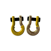 Load image into Gallery viewer, Jowl SxS Recovery Split Shackle 5/8 Detonator Yellow and Brass Knuckle Combo Moose Knuckle Offroad