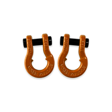 Load image into Gallery viewer, Jowl SxS Recovery Split Shackle 5/8 Obscene Orange and Obscene Orange Combo Moose Knuckle Offroad