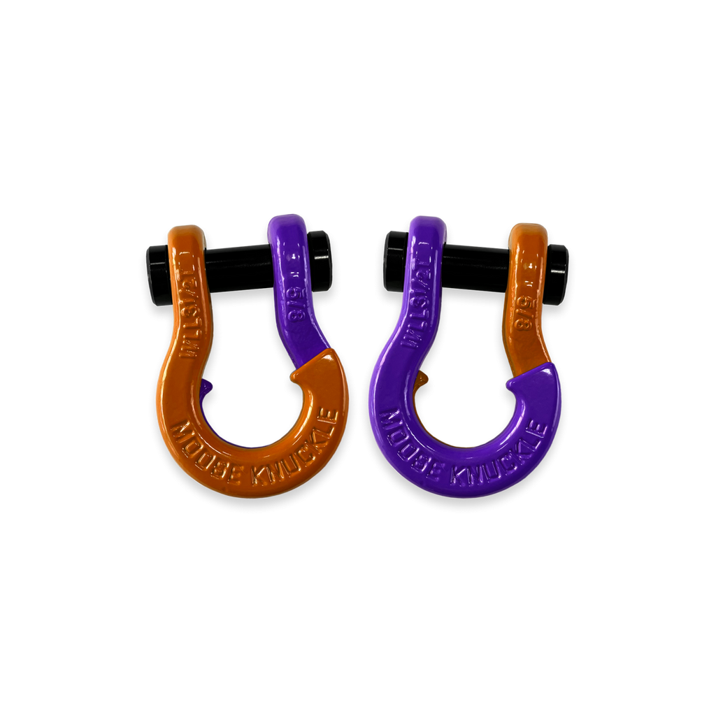Jowl SxS Recovery Split Shackle 5/8 Obscene Orange and Grape Escape Combo Moose Knuckle Offroad
