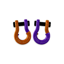 Load image into Gallery viewer, Jowl SxS Recovery Split Shackle 5/8 Obscene Orange and Grape Escape Combo Moose Knuckle Offroad