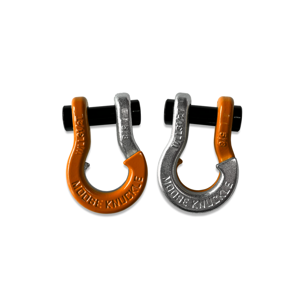 Jowl SxS Recovery Split Shackle 5/8 Obscene Orange and Nice Gal Combo Moose Knuckle Offroad
