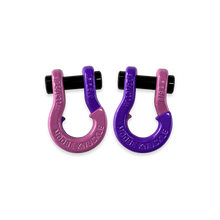 Load image into Gallery viewer, Jowl SxS Recovery Split Shackle 5/8 Pretty Pink and Grape Escape Combo Moose Knuckle Offroad