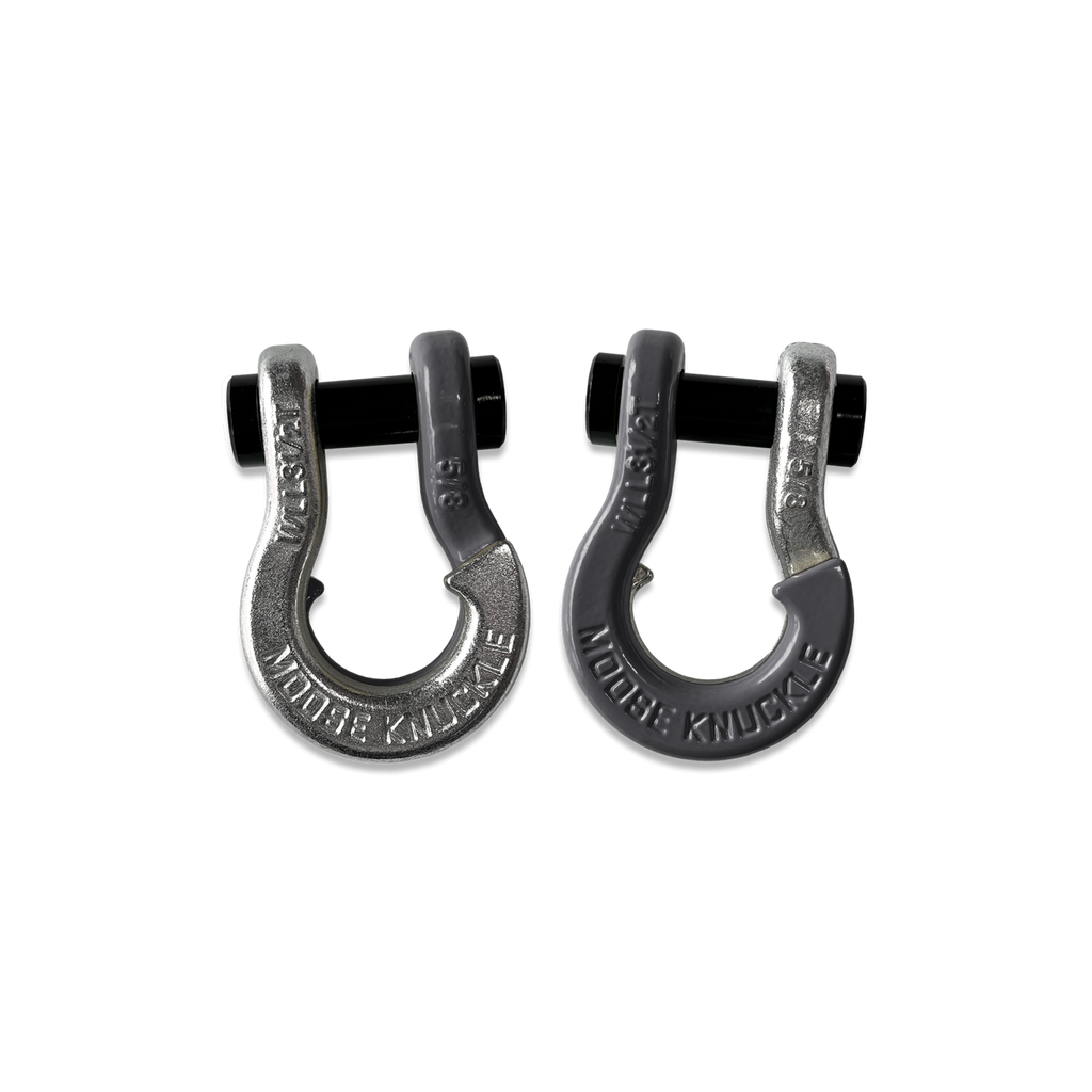 Jowl SxS Recovery Split Shackle 5/8 Nice Gal and Gun Gray Combo Moose Knuckle Offroad