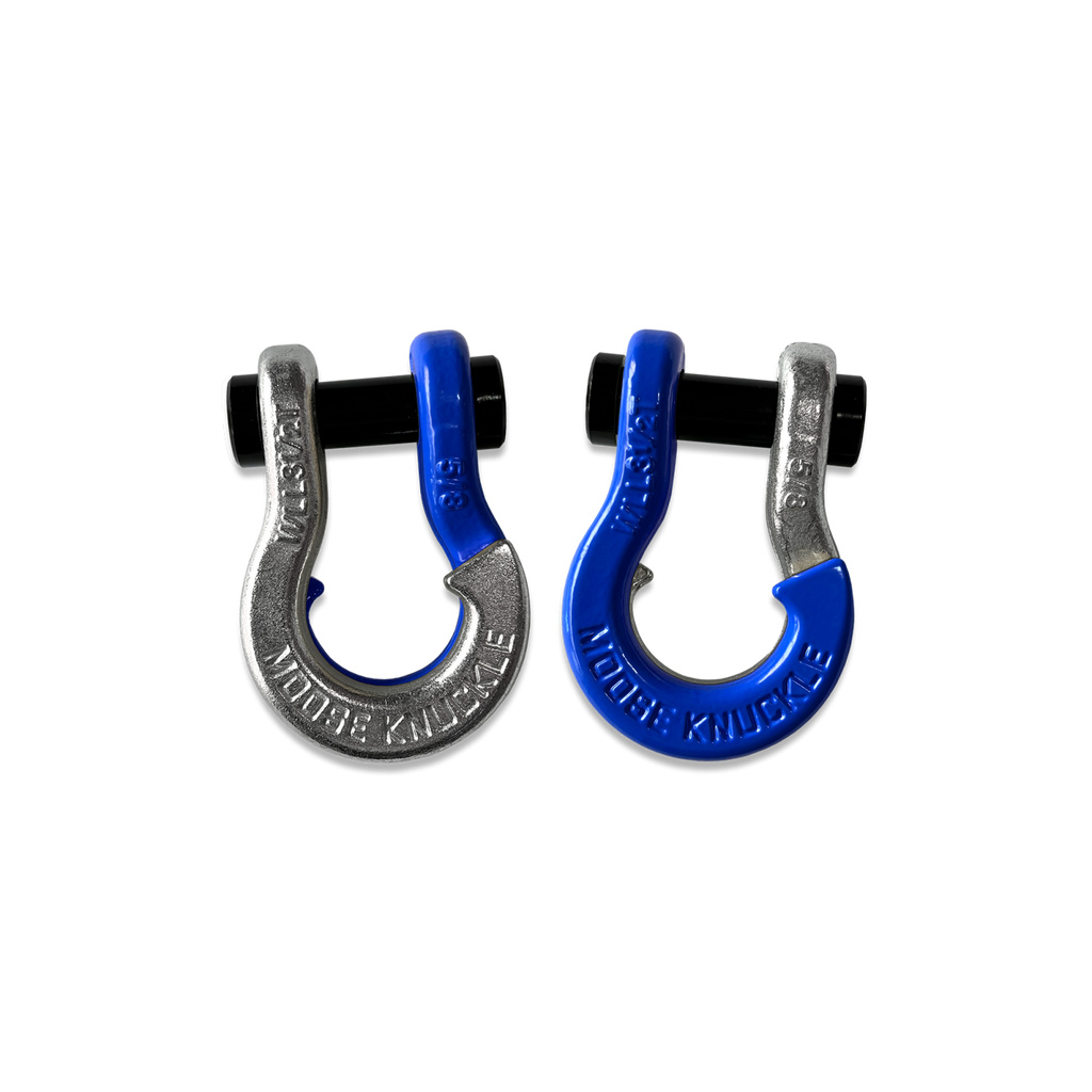 Jowl SxS Recovery Split Shackle 5/8 Nice Gal and Blue Balls Combo Moose Knuckle Offroad