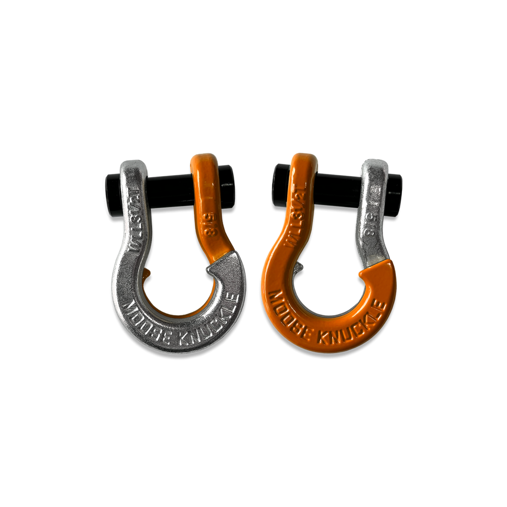 Jowl SxS Recovery Split Shackle 5/8 Nice Gal and Obscene Orange Combo Moose Knuckle Offroad