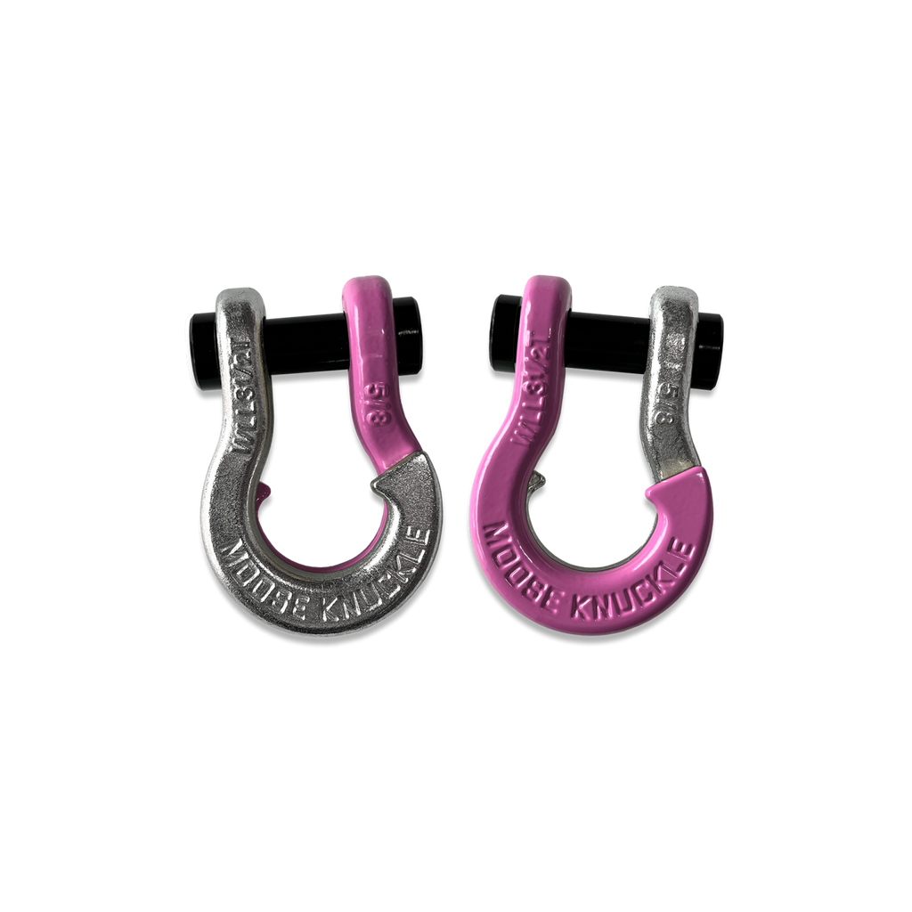 Jowl SxS Recovery Split Shackle 5/8 Nice Gal and Pretty Pink Combo Moose Knuckle Offroad