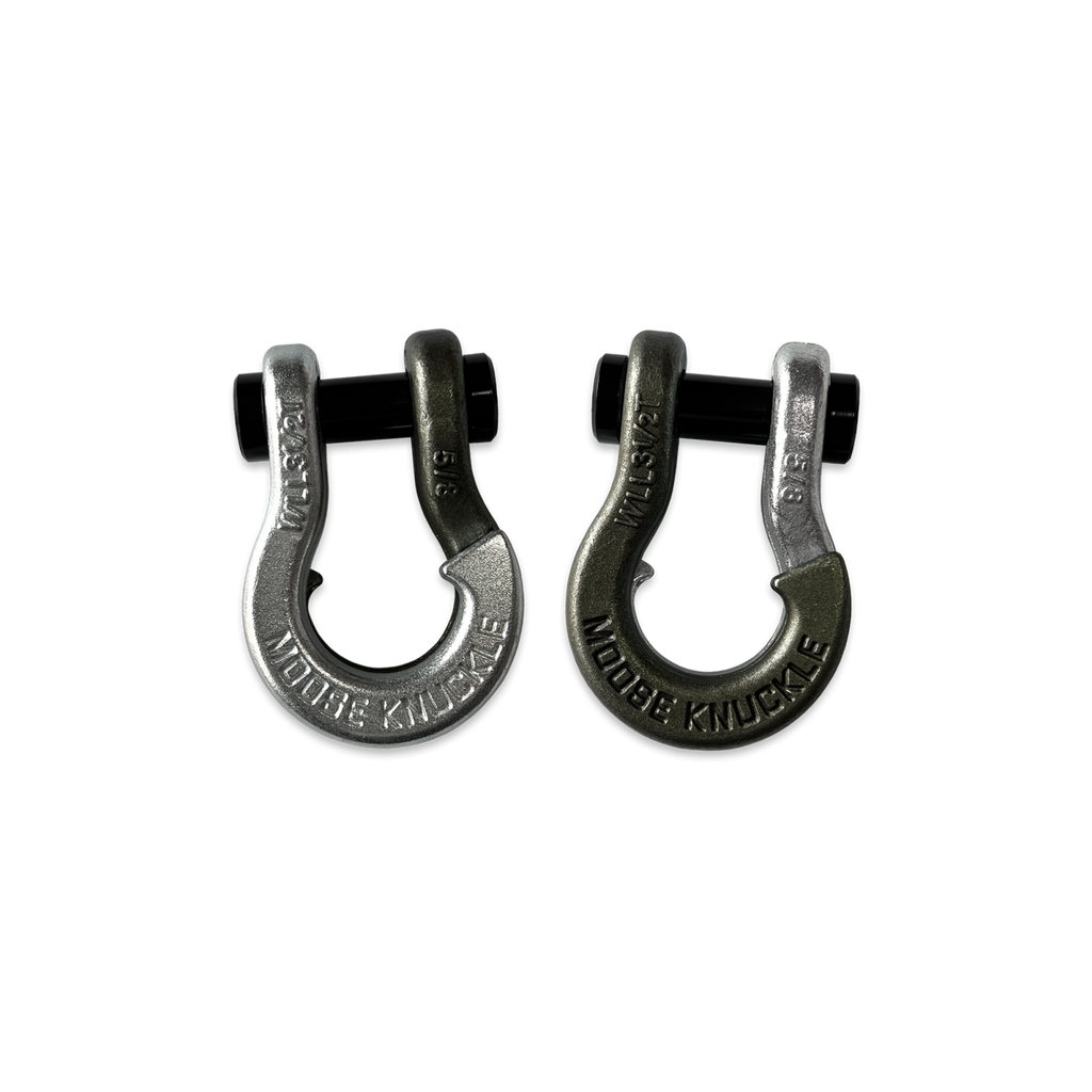Jowl SxS Recovery Split Shackle 5/8 Nice Gal and Raw Dog Combo Moose Knuckle Offroad