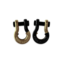 Load image into Gallery viewer, Jowl SxS Recovery Split Shackle 5/8 Brass Knuckle and Black Hole Combo Moose Knuckle Offroad