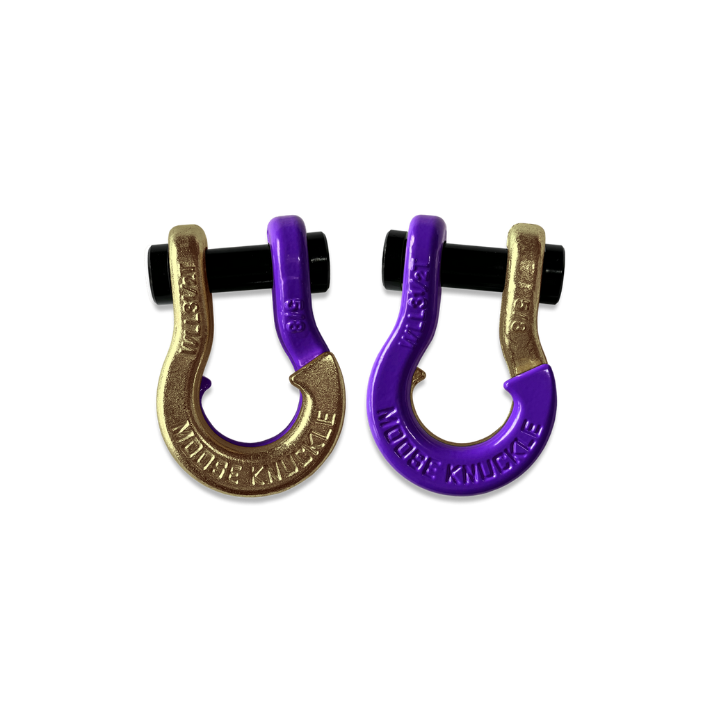Jowl SxS Recovery Split Shackle 5/8 Brass Knuckle and Grape Escape Combo Moose Knuckle Offroad