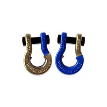 Load image into Gallery viewer, Jowl SxS Recovery Split Shackle 5/8 Brass Knuckle and Blue Balls Combo Moose Knuckle Offroad