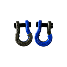 Load image into Gallery viewer, Jowl SxS Recovery Split Shackle 5/8 Raw Dog and Blue Balls Combo Moose Knuckle Offroad