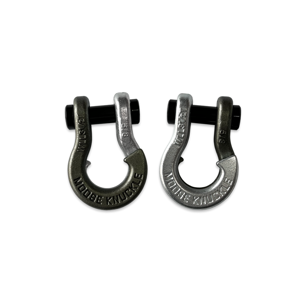 Jowl SxS Recovery Split Shackle 5/8 Raw Dog and Nice Gal Combo Moose Knuckle Offroad