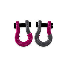 Load image into Gallery viewer, Jowl SxS Recovery Split Shackle 5/8 Pogo Pink and Gun Gray Combo Moose Knuckle Offroad