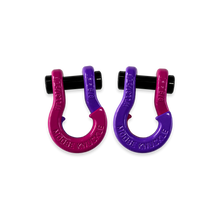 Load image into Gallery viewer, Jowl SxS Recovery Split Shackle 5/8 Pogo Pink and Grape Escape Combo Moose Knuckle Offroad