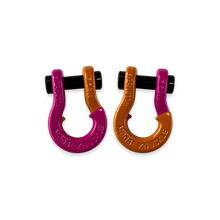 Load image into Gallery viewer, Jowl SxS Recovery Split Shackle 5/8 Pogo Pink and Obscene Orange Combo Moose Knuckle Offroad