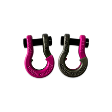 Load image into Gallery viewer, Jowl SxS Recovery Split Shackle 5/8 Pogo Pink and Raw Dog Combo Moose Knuckle Offroad