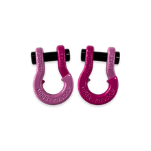 Load image into Gallery viewer, Jowl SxS Recovery Split Shackle 5/8 Pretty Pink and Pogo Pink Combo Moose Knuckle Offroad