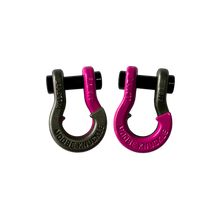 Load image into Gallery viewer, Jowl SxS Recovery Split Shackle 5/8 Raw Dog and Pogo Pink Combo Moose Knuckle Offroad