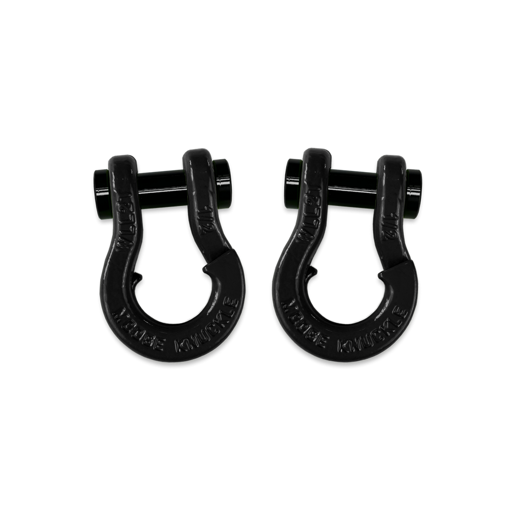 Jowl SxS Recovery Split Shackle 1/2 Black Hole and Black Hole Combo Moose Knuckle Offroad