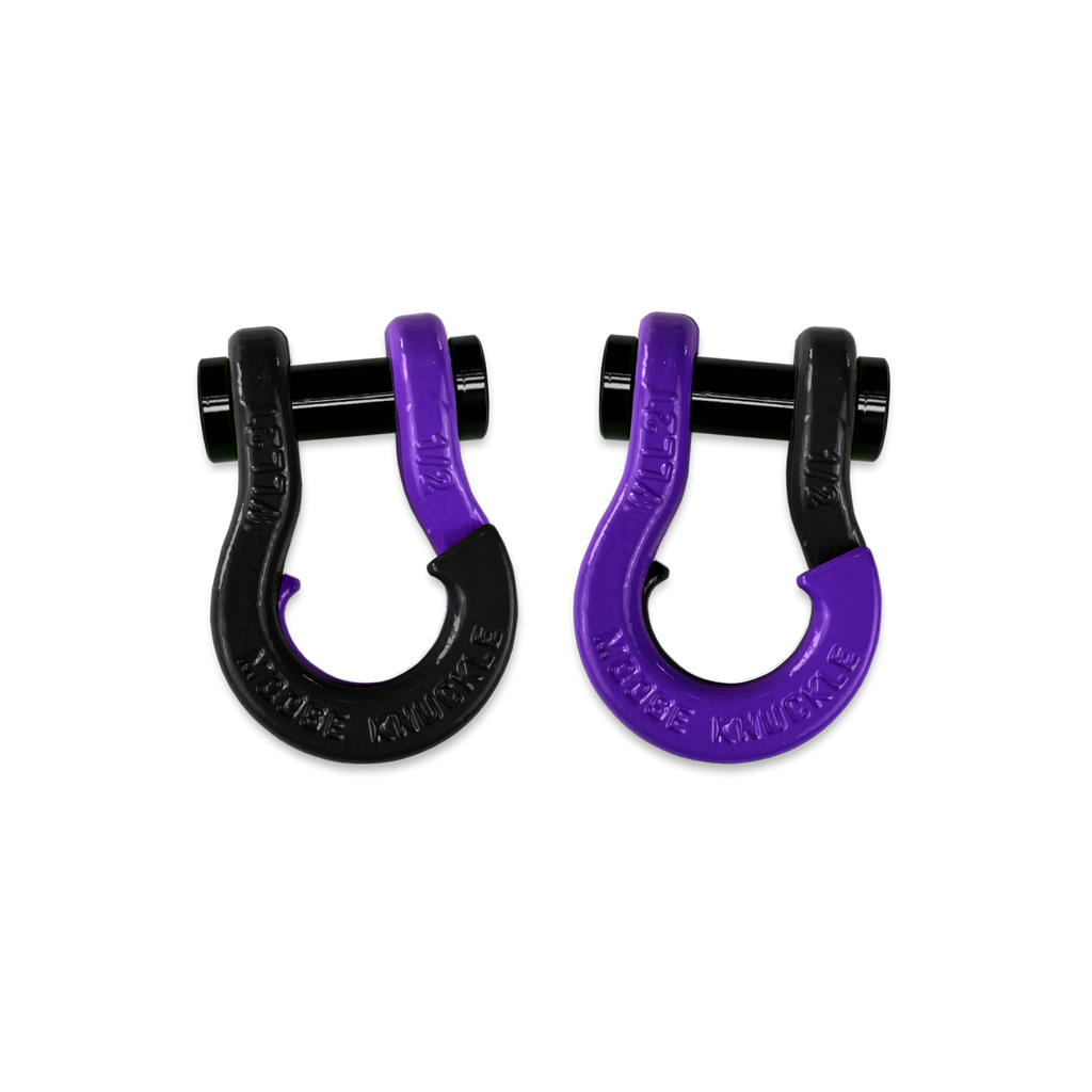 Jowl SxS Recovery Split Shackle 1/2 Black Hole and Grape Escape Combo Moose Knuckle Offroad