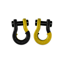 Load image into Gallery viewer, Jowl SxS Recovery Split Shackle 1/2 Black Hole and Detonator Yellow Combo Moose Knuckle Offroad
