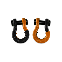 Load image into Gallery viewer, Jowl SxS Recovery Split Shackle 1/2 Black Hole and Obscene Orange Combo Moose Knuckle Offroad
